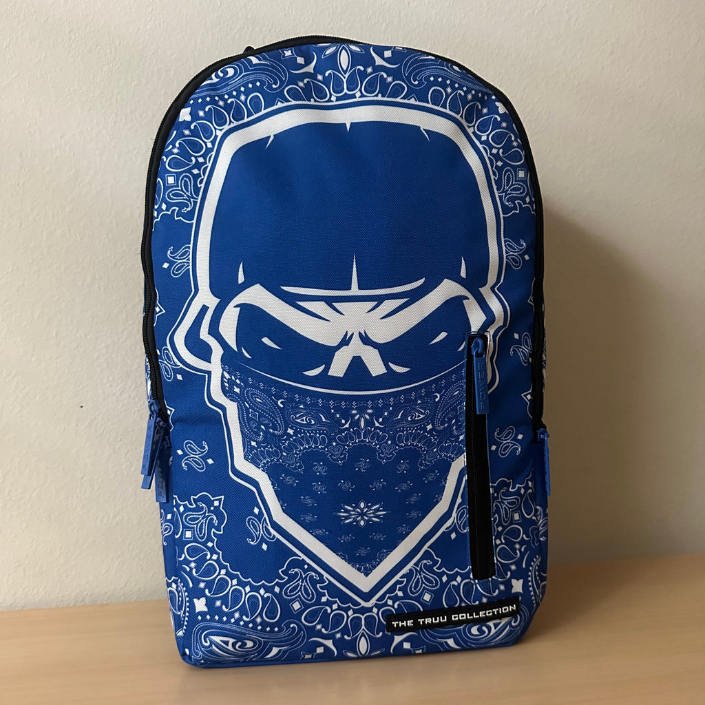 Blue Bandanna Backpack