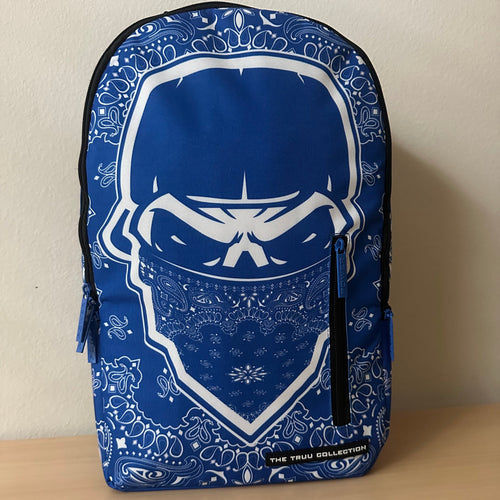 Blue Bandanna Backpack