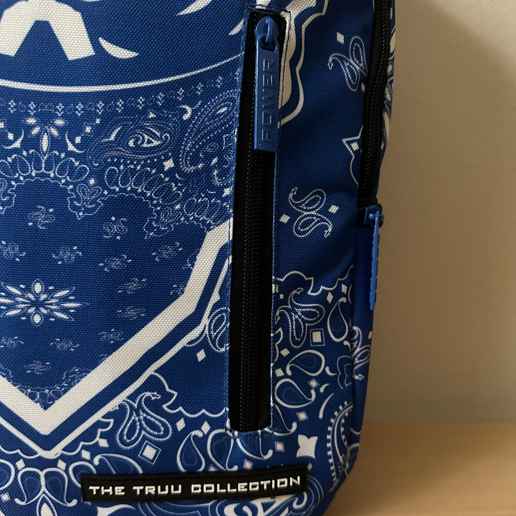 Blue Bandanna Backpack