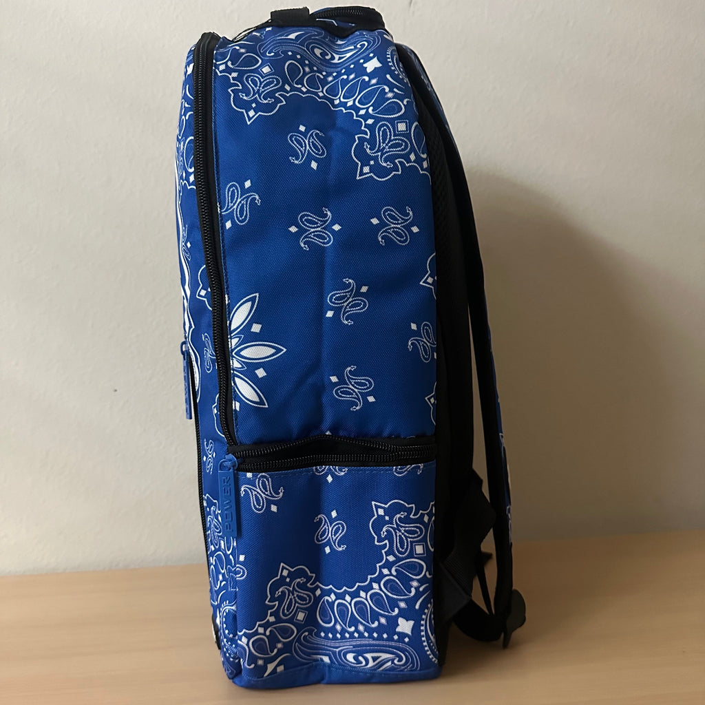 Blue Bandanna Backpack