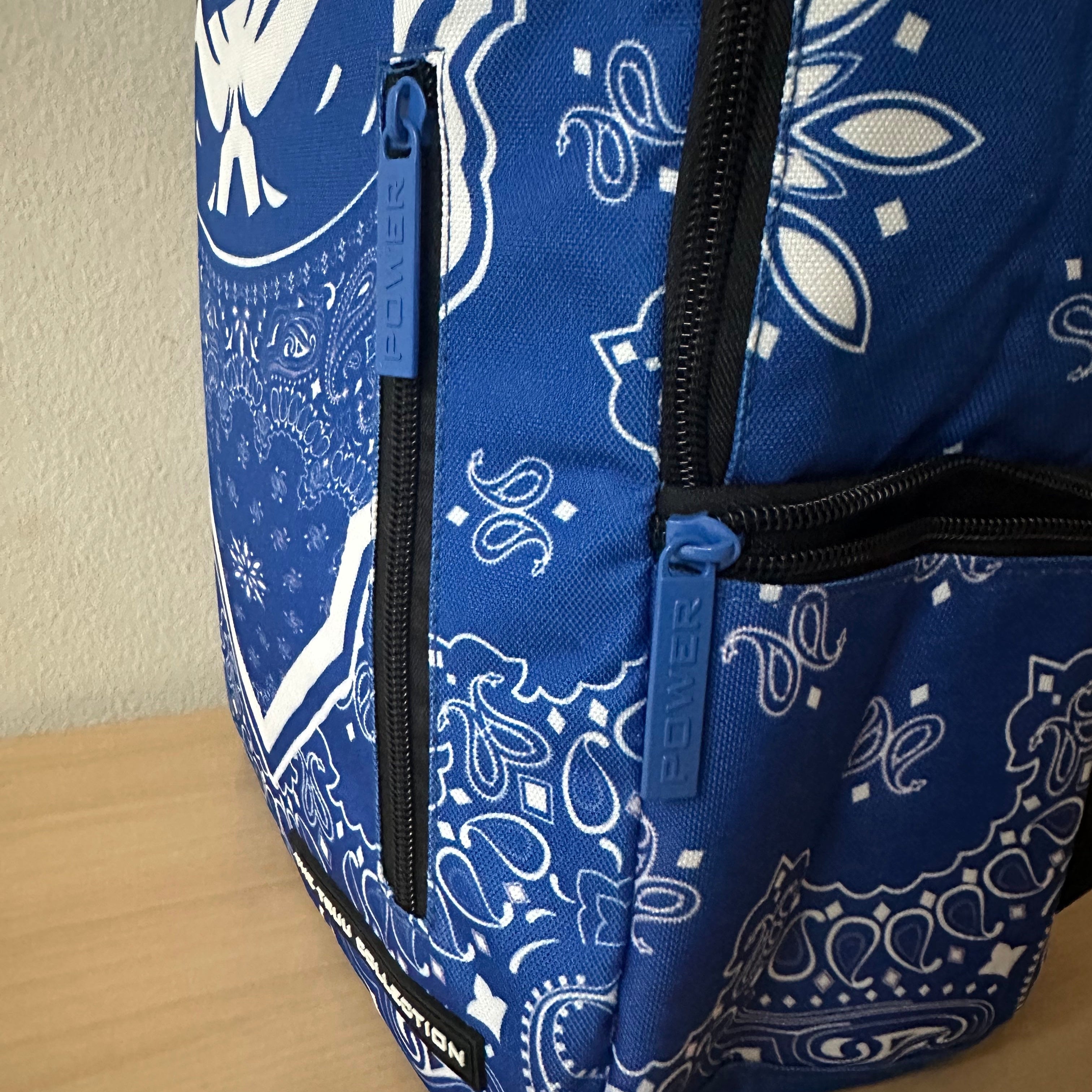 Blue Bandanna Backpack