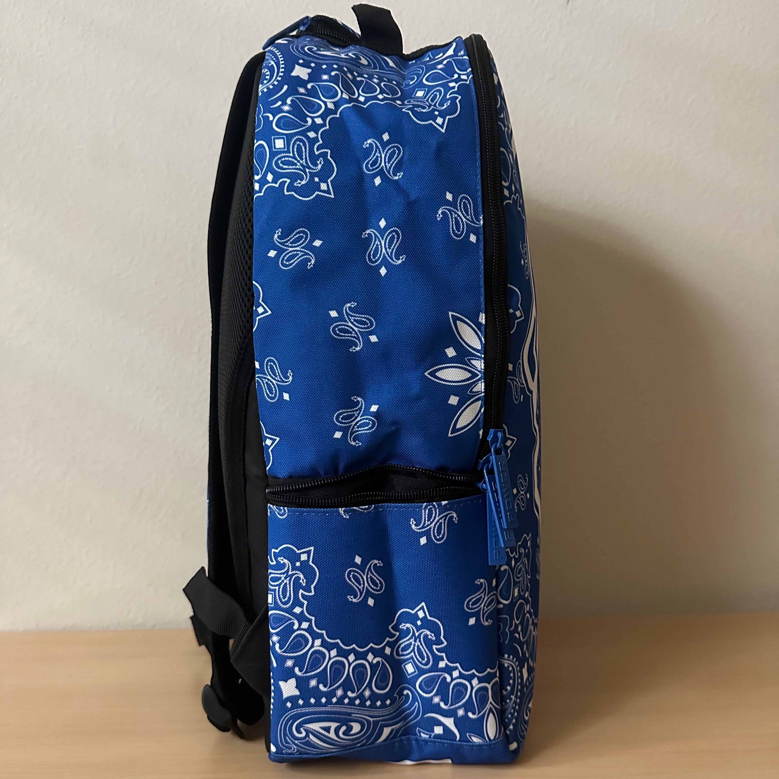 Blue Bandanna Backpack