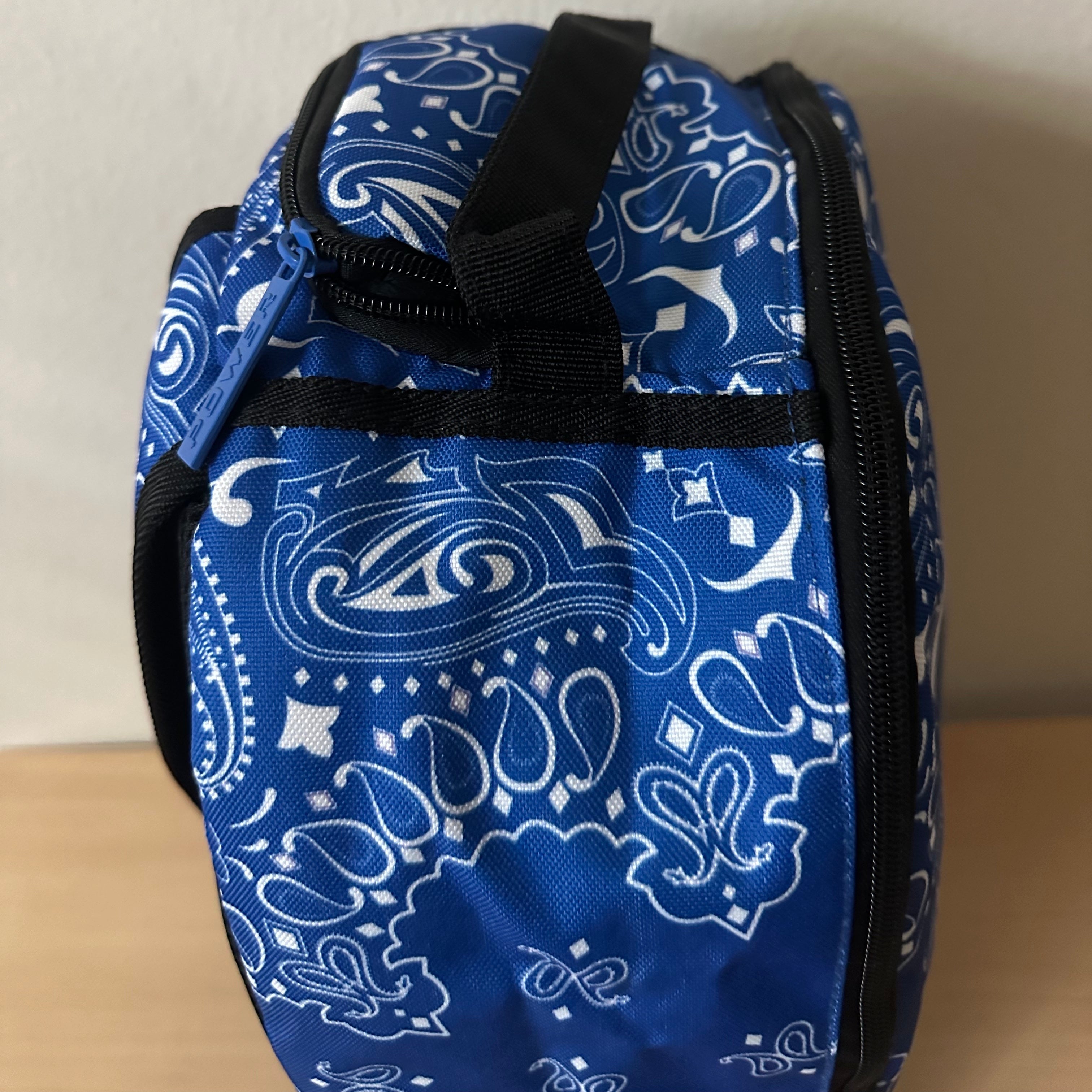 Blue Bandanna Backpack