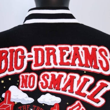 Dream Black Varsity Jacket