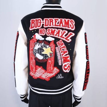Dream Black Varsity Jacket