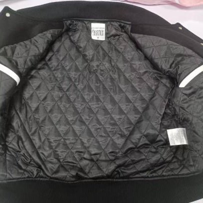 Dream Black Varsity Jacket