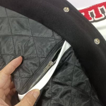 Dream Black Varsity Jacket