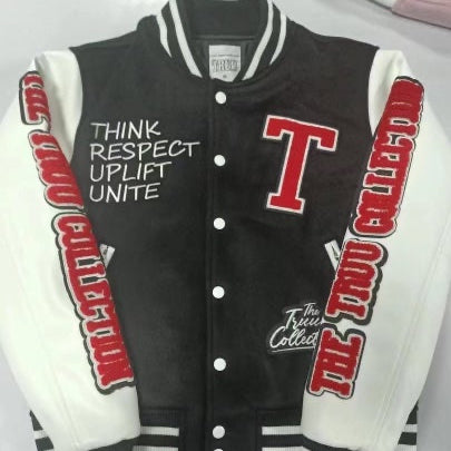 Dream Black Varsity Jacket