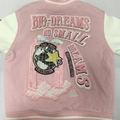 Dream Pink Varsity Jacket