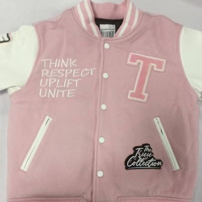 Dream Pink Varsity Jacket