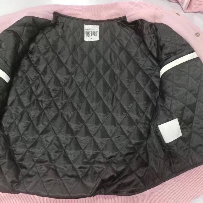 Dream Pink Varsity Jacket