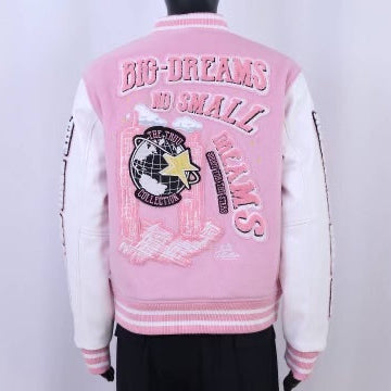 Dream Pink Varsity Jacket