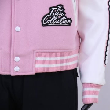 Dream Pink Varsity Jacket