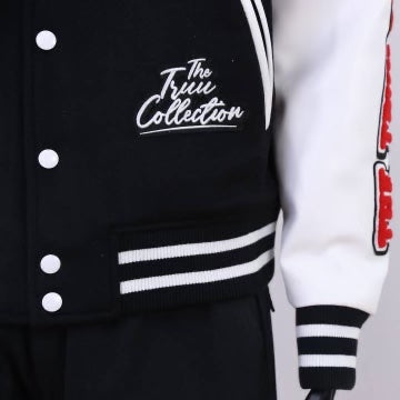 Dream Black Varsity Jacket